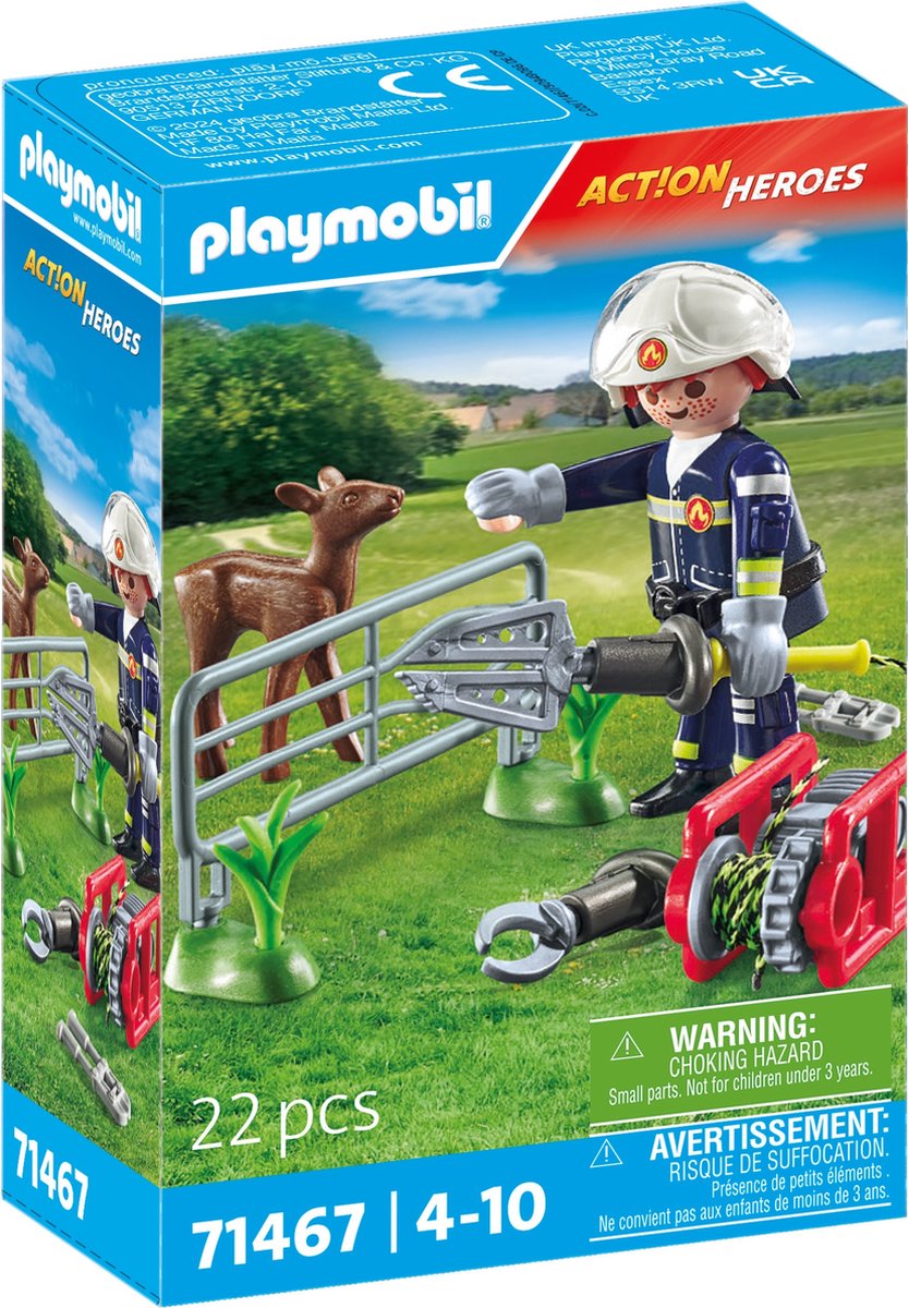 Playmobil Action Heroes Tierschutz Feuerbrigade - 71467