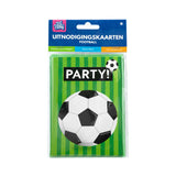 Fußball-Einladungskarten
