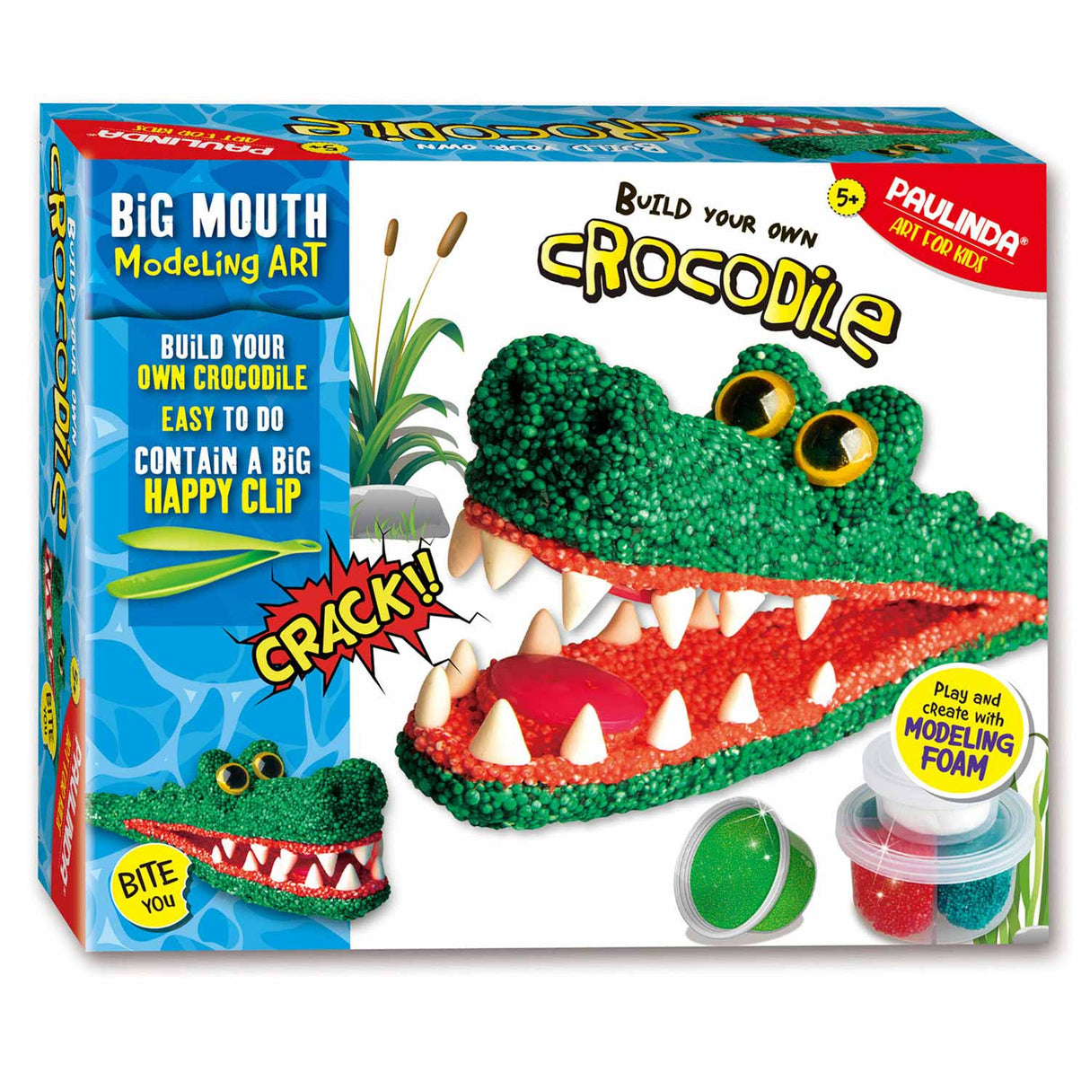 Paulinda Craft Set Modélisation Crocodile en mousse