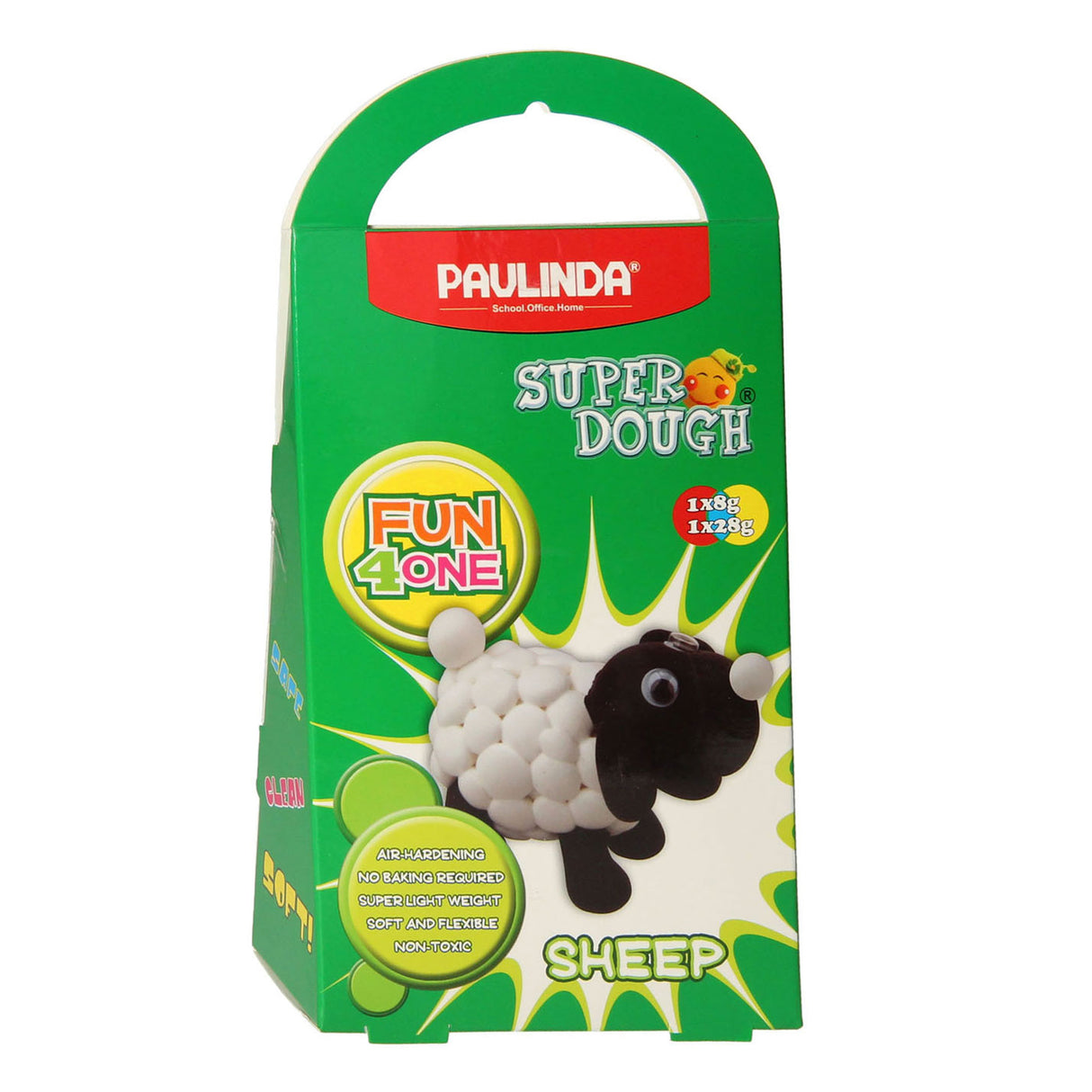 Paulinda Super Dough Animal Clay – 2 Tonfarben