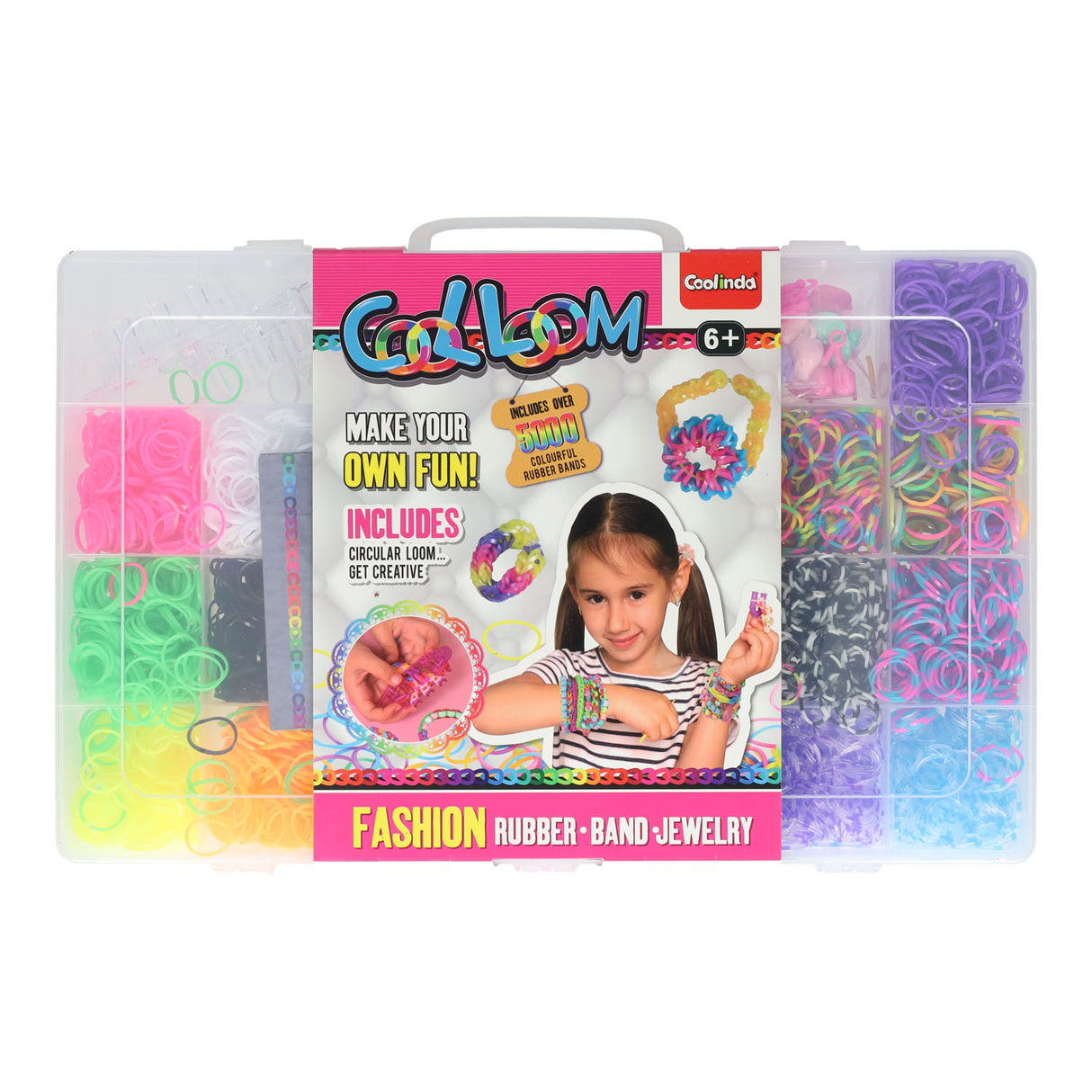 Paulinda Cool Loom in Aufbewahrungsbox, 5000 Stück.
