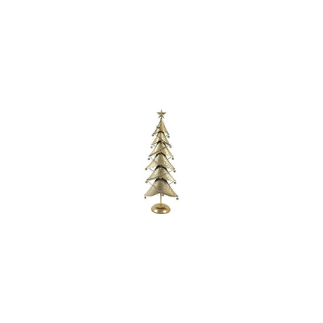 Country field countryfield kerstboom balas goud metaal 28x16x80cm