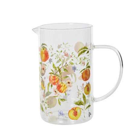 Decoris Karaffe Glas ø14cmh17cm klarer Pfirsich