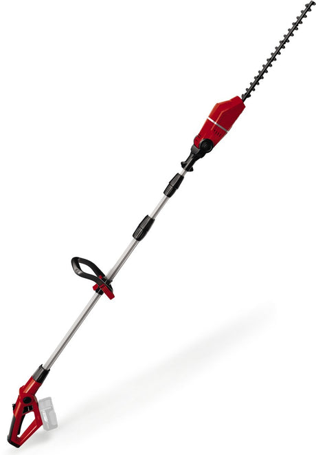 Einhell Akku-Teleskop-Heckenschere GE-HH 18 45 Li T Solo – Power X-Change – 18 V Li-Ion – Schnittlänge 40 cm – Zinkenabstand 16 mm – ausziehbar um 94 cm – exkl. Akku und Ladegerät