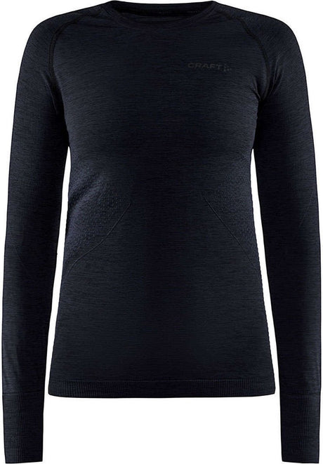 Craft Core Dry Active Comfort Ls W Damen-Thermoshirt – Schwarz