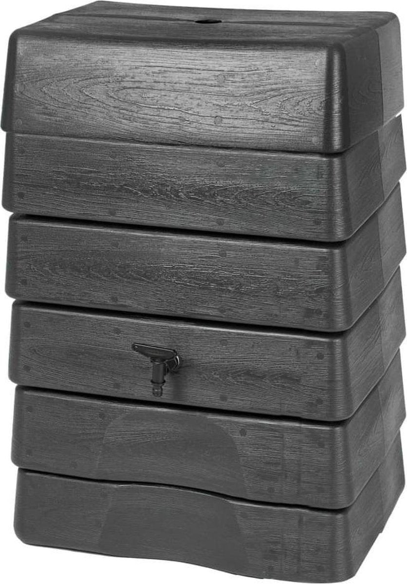 Natur – Regentank – 168 l – H89,5 x 58,5 x 39,5 cm – Anthrazit – Wandmodell