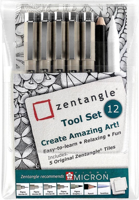 Sakura Zentangle-Toolset, 12-tlg.