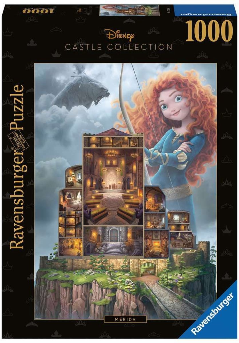 Ravensburger Puzzle Disney-Schlösser: Merida - Puzzle - 1000 Teile