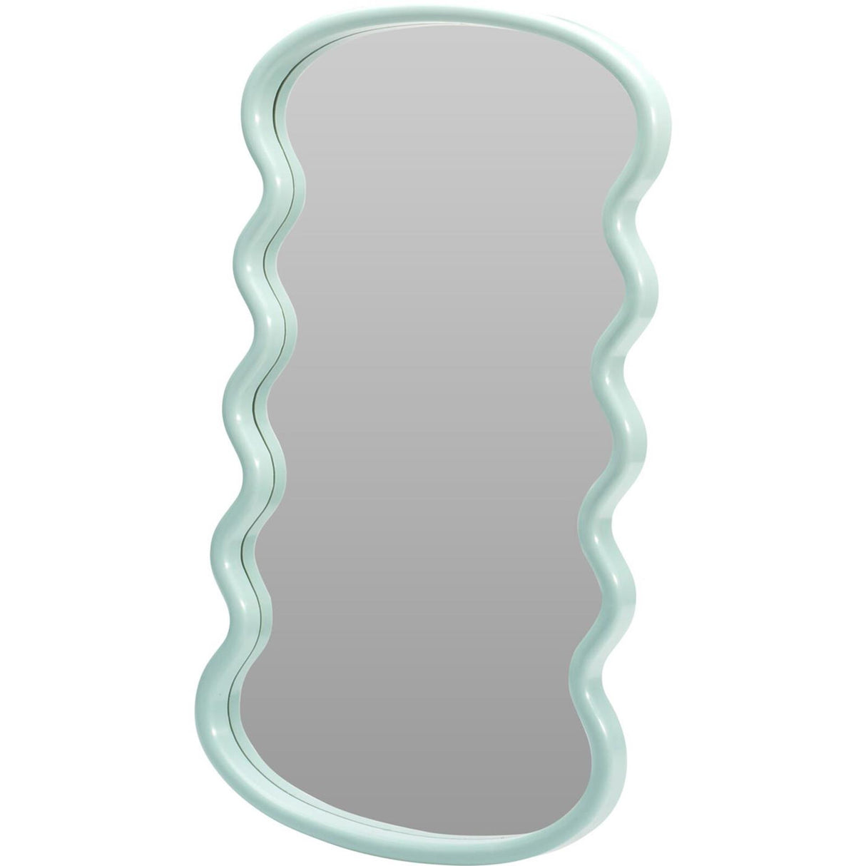 Home styling spiegel wave kunststof 55x30x2,5cm
