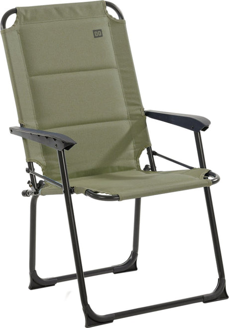 Travellife lago campingstoel compact moss green - comfortabele vulling - water- en uv-bestendig - inclusief inklapbeveiliging
