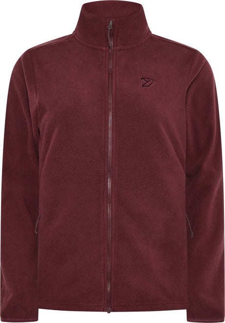 Didriksons Viona Wns FZ Outdoor-Pullover für Damen – Anemonenrot