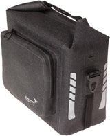 Tern Gepäckträgertasche Trockenguttasche Kofferraumtasche Trockenguttasche Tweed Schwarz