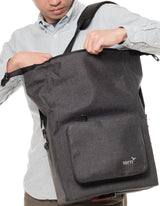 Tern Gepäckträgertasche Trockenguttasche Kofferraumtasche Trockenguttasche Tweed Schwarz