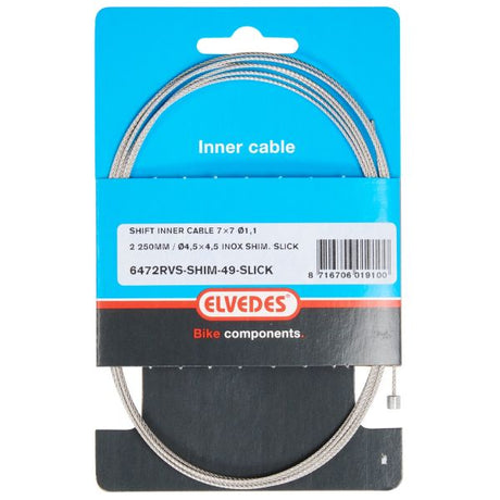 ELVEDES SCHAKEL BINNenk 2250 mm Edelstahl N-NIP. 6472RVS-SHIM-49-SL