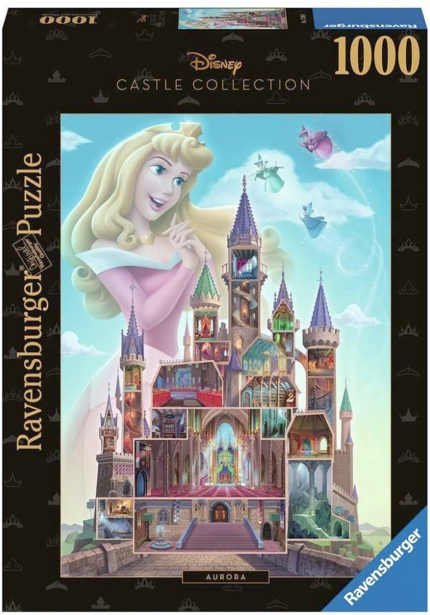Ravensburger Puzzle Burgen Aurora, 1000st.