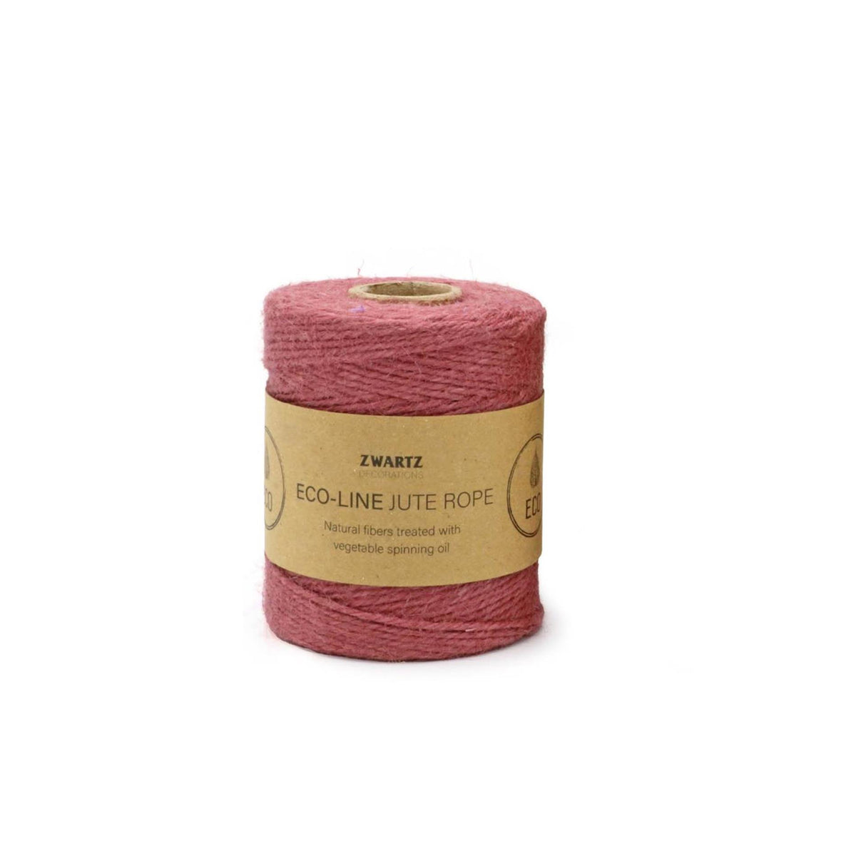 Eco-line jute touw pink rose ø3mm x â±160m (â±250 g)