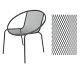Decoris vigo balkonset antraciet stoelen + voetenbank