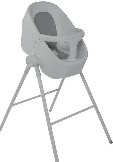 Chicco Badesprudelnest Junior – Babybadewanne mit Ständer – höhenverstellbare Babywanne – 2-teilig – Grau