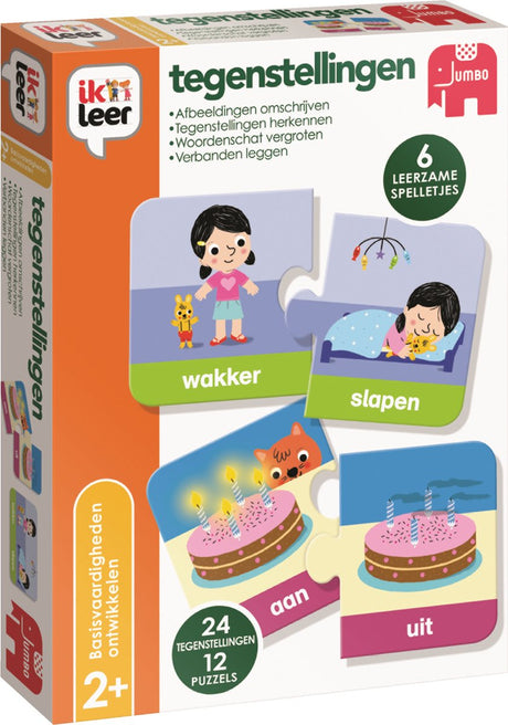 Ich unterrichte Jumbo – Gegensätze – Lernspiel – Spielzeug ab 2 Jahren