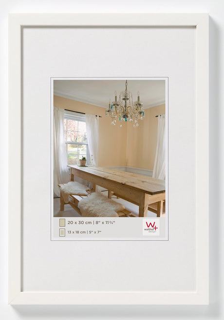 Walther Paprika – Holzrahmen – Fotogröße 29,7 x 42 cm (A3) – weiß