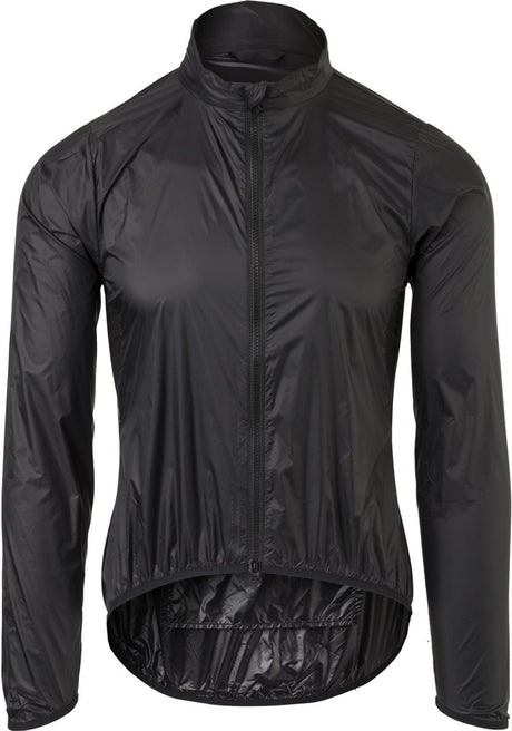Agu wind fietsjack ii essential heren - zwart - xxl - winddicht - two-way rits