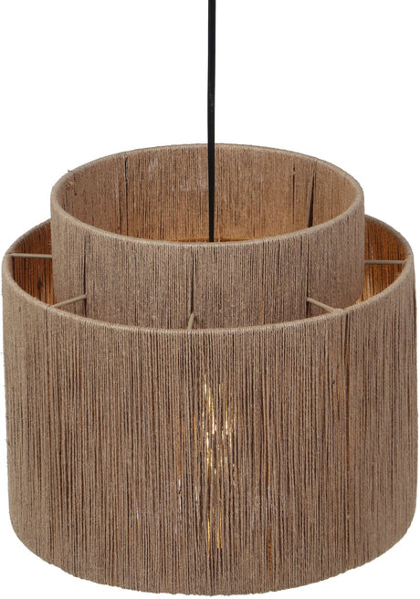 Trio smilla - hanglamp - zwart mat - excl. 1x e27 4 w - plafondbevestiging - in hoogte verstelbaar - d: 31cm