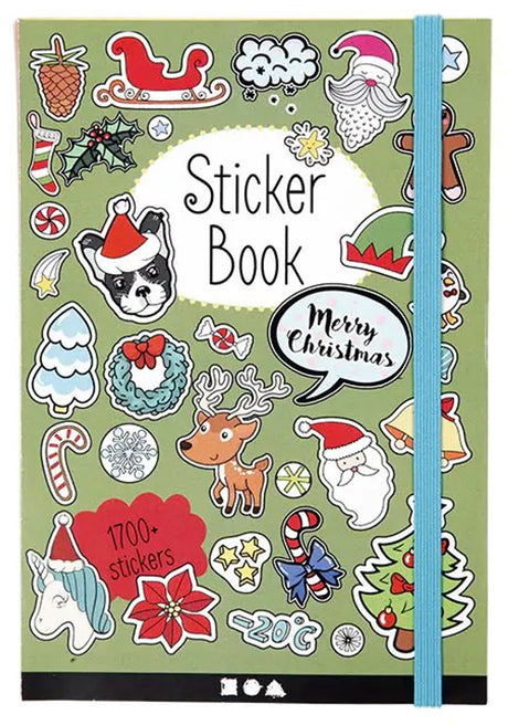 Creativ Company https: www.cchobby.nl Stickerbuch-Weihnachtsmotive-Größe-11-5x17-cm-ca-1700-Stück-76-Blatt-1-Stück