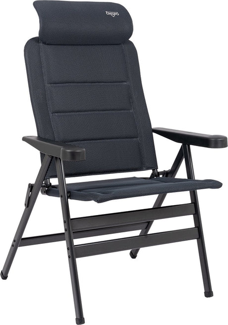 Crespo – Liegestuhl – XL – AP 238 – Air-Deluxe – kompakt – Grau
