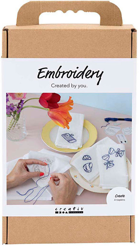 Kreativunternehmen https: www.cchobby.nl hobbyset-embroidery-napkins-off-white-1-doos