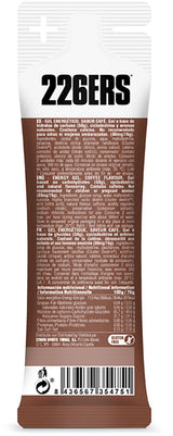 226ers high energy 80mg caffeine espresso coffee gel 76g