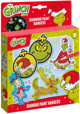 Totum der Grinch – Basteln Sie 5 Diamant-Malerei-Anhänger – Spielzeug für Jungen und Mädchen ab 5 Jahren – Bastelset Home Deco