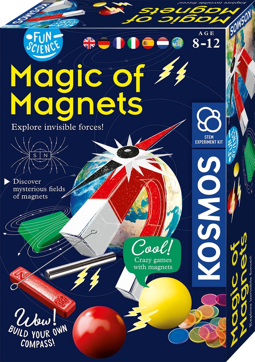 Experimentierset mit Kosmos-Magneten
