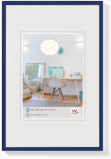 Walther New Lifestyle - Kunststoffrahmen - Fotogröße 50x70 cm - Blau