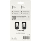 Simson verlichtingsset simmy batterij - zwart