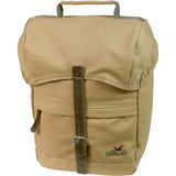 Greenlands einzelne Fahrradtasche aus Segeltuch für Reisen, 20 Liter, 30 x 37 x 17 cm – Kamel