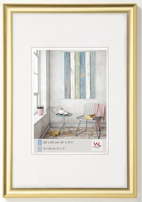 Walther trendstyle - Kunststoffrahmen - Fotogröße 10x15 cm - Gold