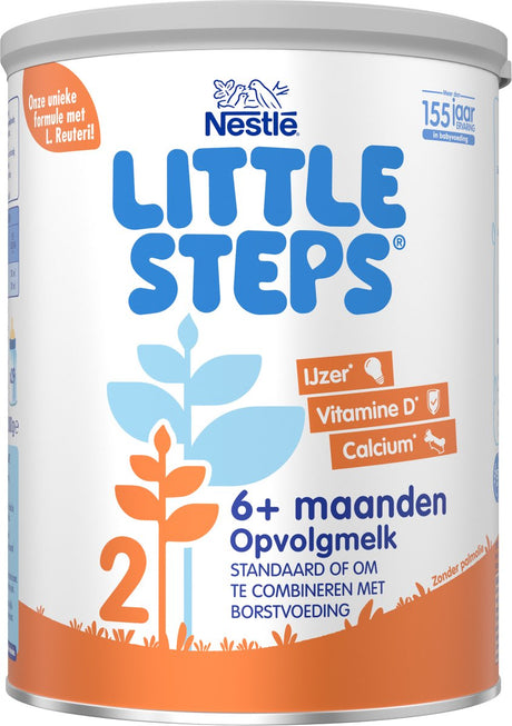 Little Steps® Nestlé Little Steps 2 – Flaschenernährung ab 6 Monaten – 2x 800 Gramm – Babymilch – Babynahrung