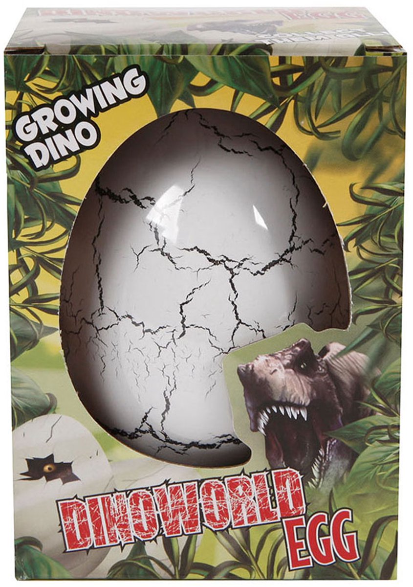 Dinoworld Dinosaurier -Wachstum Ei, 11 cm