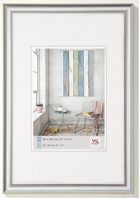 Walther trendstyle - Kunststoffrahmen - Fotogröße 20x30 cm - Silber
