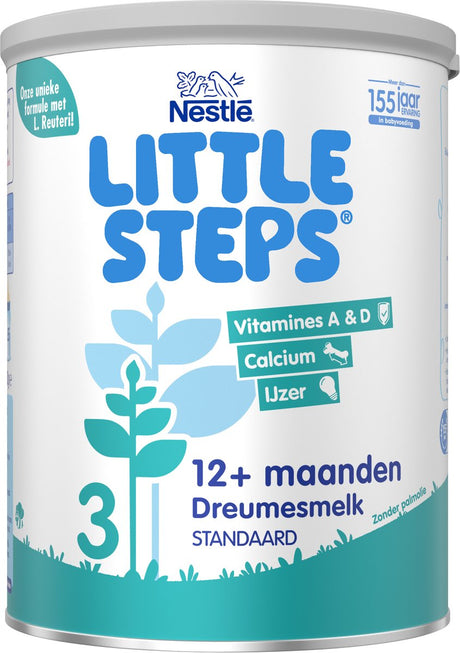Little Steps® Nestlé Little Steps 3 – Flaschennahrung für Kleinkinder, Standardmilch – ab 12 Monaten – 2 x 800 g
