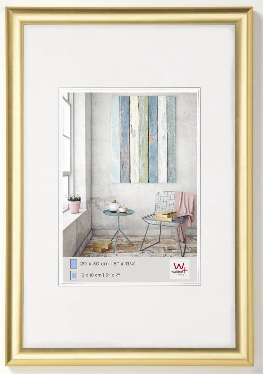 Walther trendstyle - Kunststoffrahmen - Fotogröße 30x45 cm - Gold
