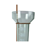 Decoris Regenmesser Schmetterling aus Metall H83cm
