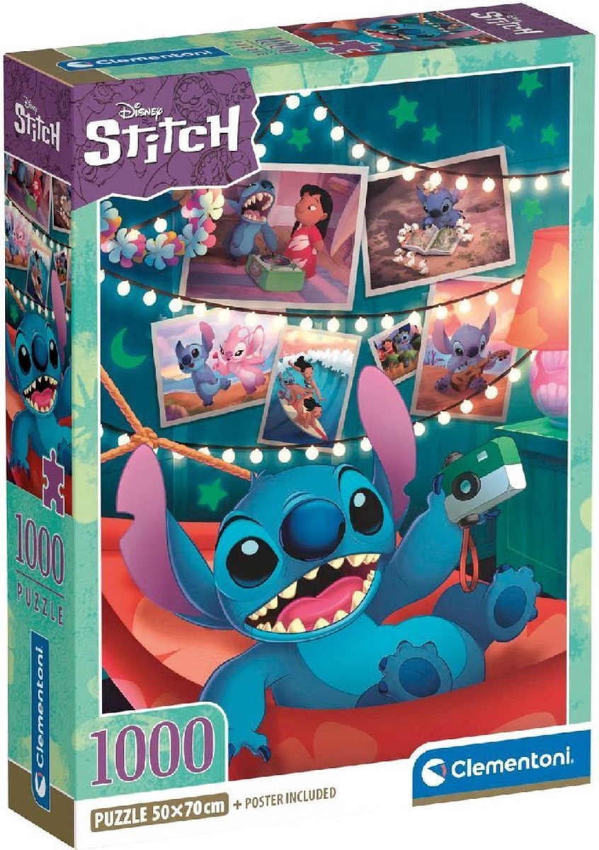 Clementoni Jigsaw Puzzle Disney Stitch, 1000st.