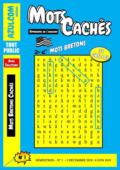 Mots cachés - mots bretons
