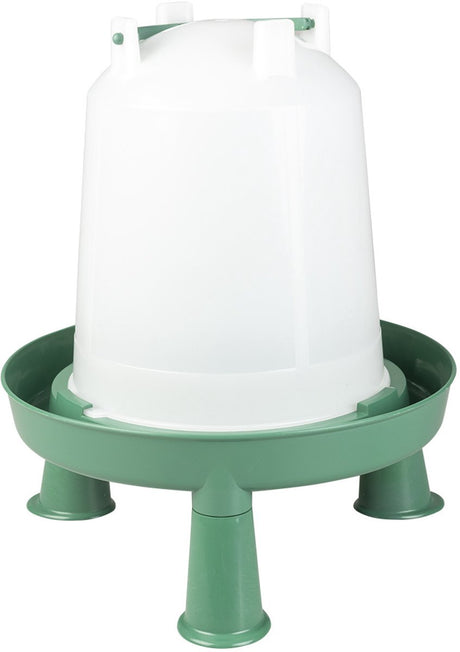 Duvo plus - Futtersilo - Huhn - Trinkglocke Öko-Schraube mit Griffbeinen 7l grün - 1St