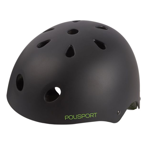 Polisport Urban Radical Bicycle Helm S 53-55 cm Graffiti Schwarzes Grün