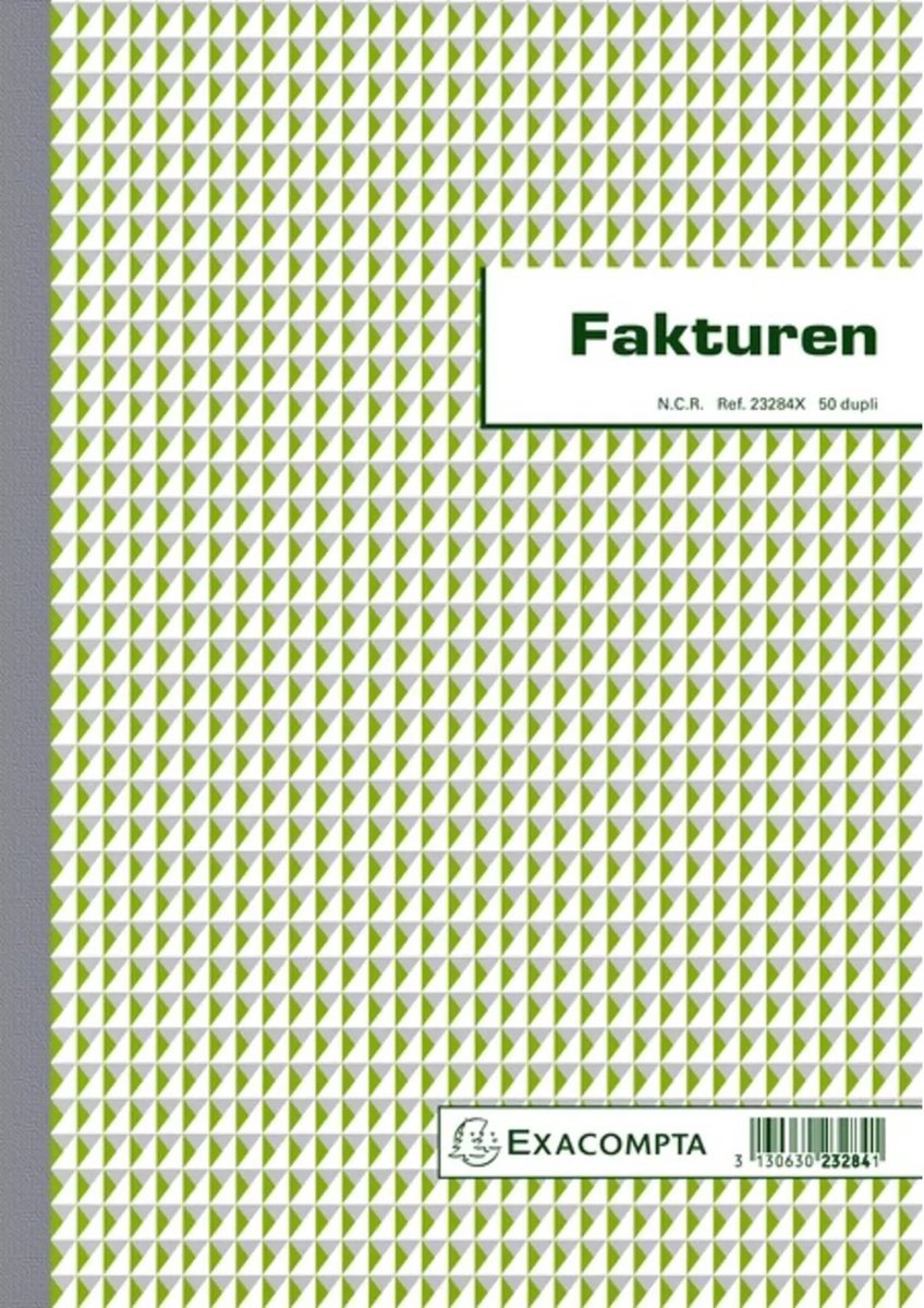 Exacompta – Rechnungen A4 – Duplikat 50 Blatt
