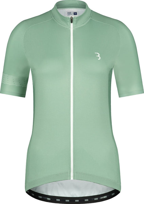 Bbb cycling donnafit fietsshirt dames korte mouw - sneldrogend en ademend - comfortabel wielrenshirt - salie wielertenue - maat xl - bbw-412