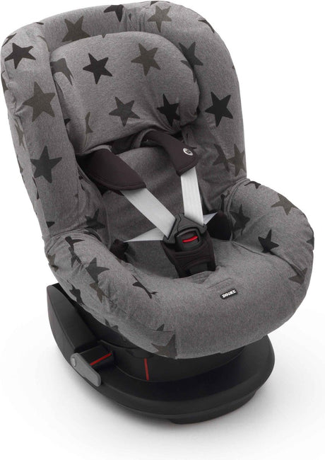 Dooky Sitzbezug Gruppe 1 Autositzbezug Grey Star – Universal Autositzbezug Maxi Cosi Cabriofix, Maxi Cosi Bezug Pebble, Maxi Cosi Bezug, Cybex und mehr – Autositzbezug Baby Universal