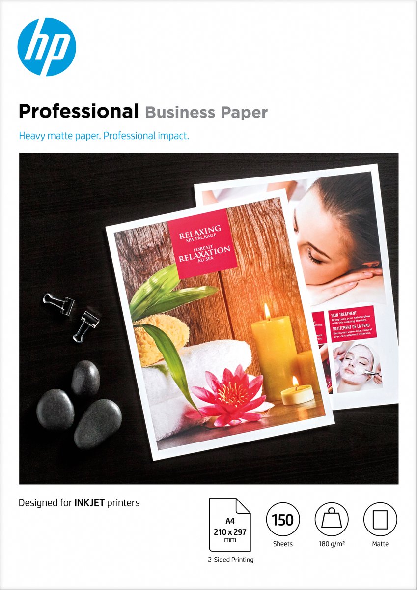 HP Inkjet-Papier 7MV79A A4 180gr matt
